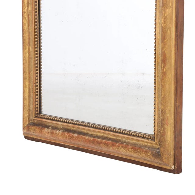 Wood A French Louis Philippe Giltwood Mirror, C. 1880. For Sale - Image 7 of 7