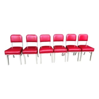 Mid-Century Steelcase Model C-143 Tanker Side Chairs For Sale