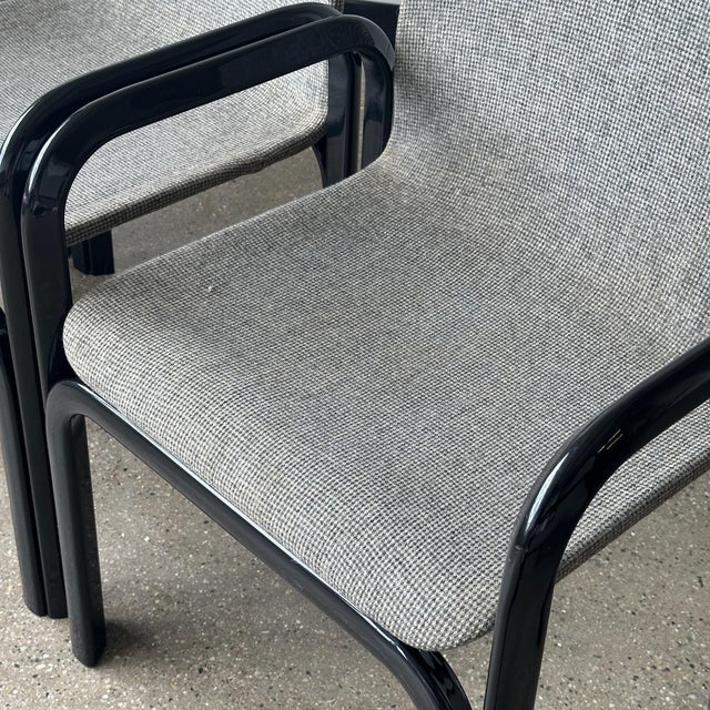 Mid-Century Modern 1970s Orsay Chairs by Gae Aulenti for Knoll- Set of 4 For Sale - Image 3 of 9