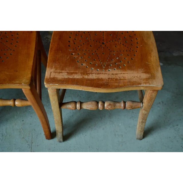 Vintage Bistrot Chairs, Set of 4 For Sale - Image 6 of 9
