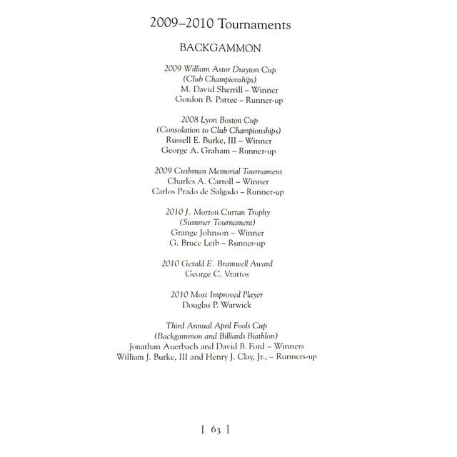 The Union Club of the City of New York 2011 Members' Annual For Sale In New York - Image 6 of 11