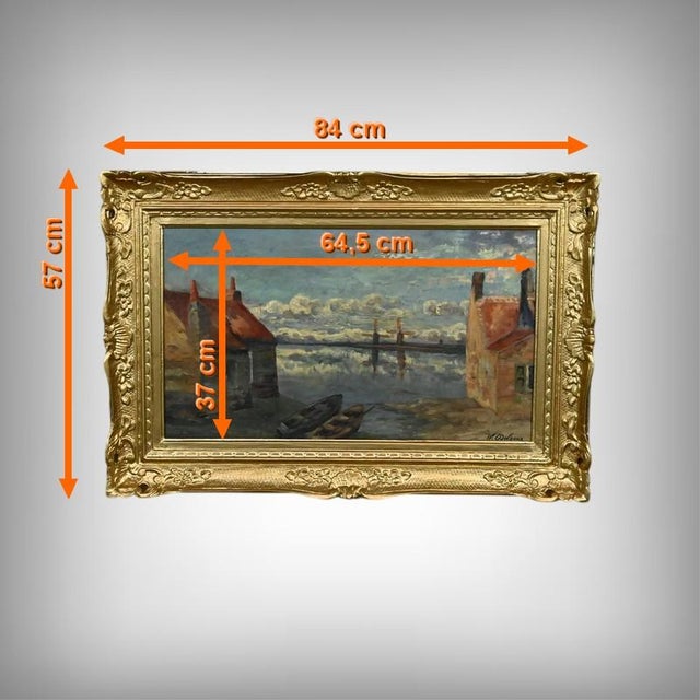 W. Delsaux, The North Sea, Early 20th Century, Oil Painting, Framed For Sale - Image 16 of 18