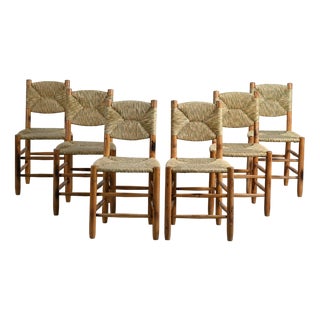 Bauche Chairs by Charlotte Perriand, 1960s, Set of 6 For Sale