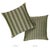 Contemporary Schumacher Hanson I/O Stripe 22" Pillow In Green For Sale - Image 3 of 5