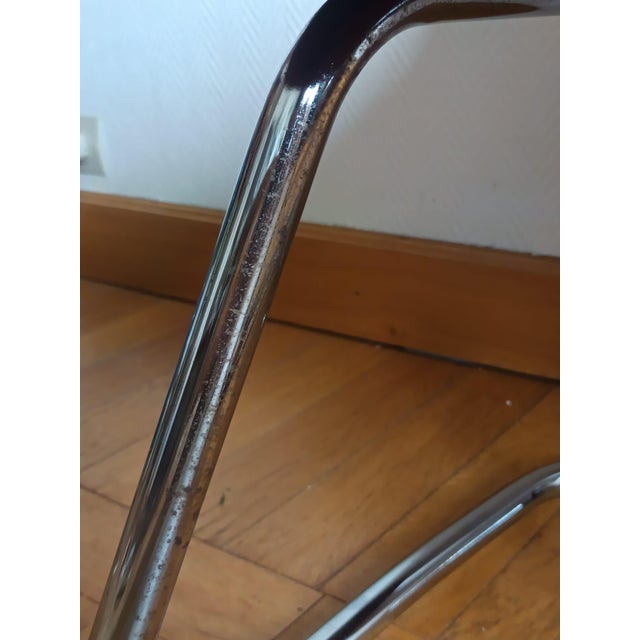 Vintage Velvet and Chrome Chairs by Gastone Rinaldi, 1970, Set of 2 For Sale - Image 14 of 16