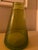 Vintage Olive Green Wobble Art Glass Vase – Sculptural Kinetic Design For Sale - Image 6 of 6