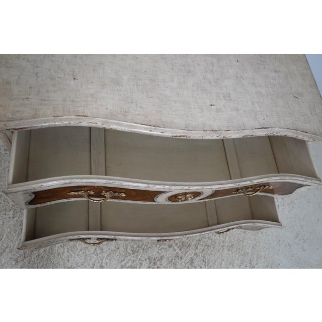 2010s Theodore Alexander Continental Style Painted Commode Chest For Sale - Image 5 of 18