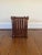 Early 20th Century Antique Oak Ball and Stick Hinged Top Bin For Sale - Image 4 of 7