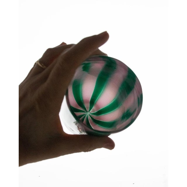Green Glasses by Mariana Iskra for Ribes, Venice, 2004, Set of 6 For Sale - Image 8 of 10