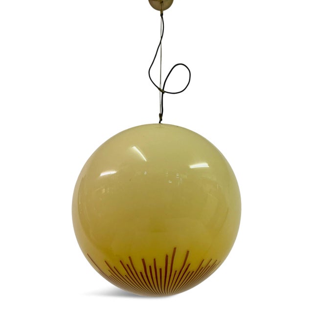 Murano Glass Ball Pendant from La Murrina, 1970s For Sale - Image 11 of 12
