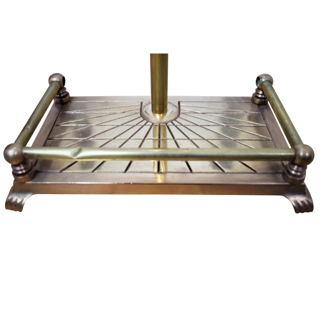 Late 19th Century Brass Golden Eagle Head Doré Fireplace Tool Set - 5 Pieces For Sale - Image 9 of 10