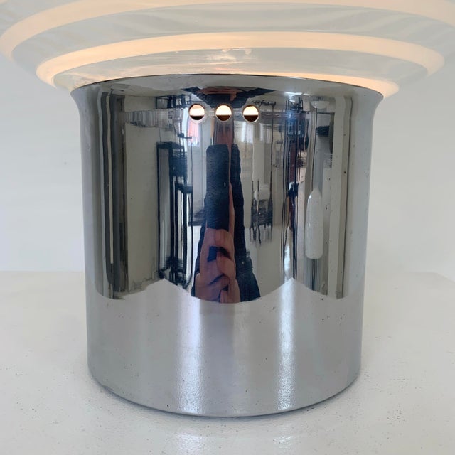 Vintage Corba Glass Table Lamp by Gino Vistosi for Vistosi, 1960s For Sale - Image 12 of 18