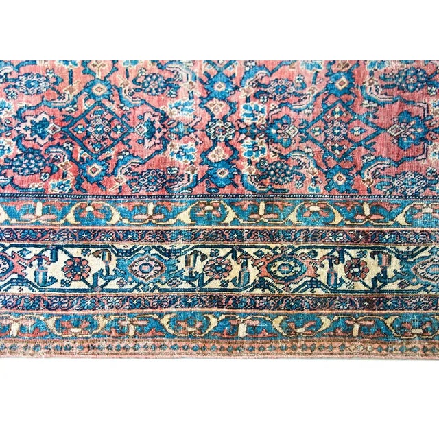 Red Late 19th Century Persian Bidjar Rug For Sale - Image 8 of 13