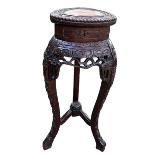 19th Century Chinese Carved Rosewood Table For Sale