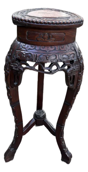 19th Century Chinese Carved Rosewood Table