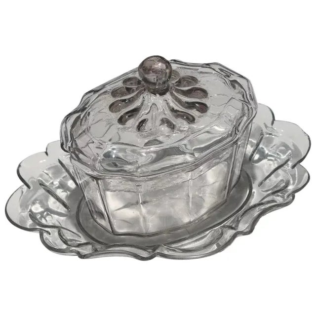 Antique Anglo Irish 18th Century English Cut Glass Covered Tureen & Under Plate For Sale - Image 10 of 10