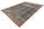 Antique Mahal Rug With Distressed Indigo Blue and Terracotta Field For Sale - Image 10 of 11
