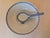 Late 20th Century Blue and White Rice Eye Floral Bowl and Spoon For Sale - Image 4 of 11