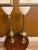 Hollywood Regency Pair Vintage Stiffel Brass Oil Lamp Style W/ Milk Glass Hollywood Regency Table Lamps W/ Additional Original Shades For Sale - Image 3 of 15