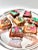 English Vintage Faux Christmas Chocolates With Silverplate Tray For Sale - Image 3 of 10