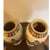 Late 20th Century Late 20th Century Pair of 7" Decorative Japanese Style Vases - Gold Accent Porcelain Shelf Decor For Sale - Image 5 of 7