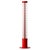 Lower Version Red Aluminium Iride Floor Lamp by Ico Parisi for Cassina For Sale - Image 9 of 9