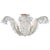 Calais Large Semi-Flush in Burnished Silver Leaf Designer: Niermann Weeks Canopy: 5" Round Mounting: Flush Shade Detail:...
