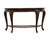 Early 21st Century American Drew Bob Mackie Home Classics Traditional Style 60" Demilune Accent Sofa Table W. Glass Top 583-927 For Sale - Image 5 of 9