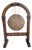 Antique Gothic Revival Oak Freestanding Dinner Gong in Silvered Brass, 1800s For Sale