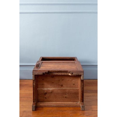 Art Deco French Oak Bedside Table, 1930s For Sale - Image 13 of 15