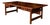 Brazilian Modern Rosewood Desk With Dual Drawers — Brazil, 1960s For Sale
