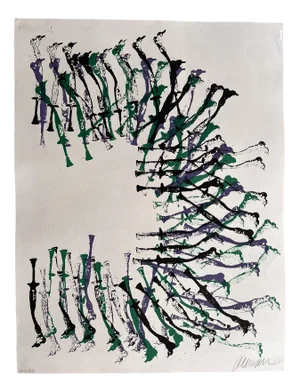 Fernandez Arman, Imenoteeth, Lithograph, 1977