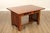 High Quality Antique Early 20th Century Arts And Crafts Period Solid Oak Writing Desk or Library Table with Pair of Drawers