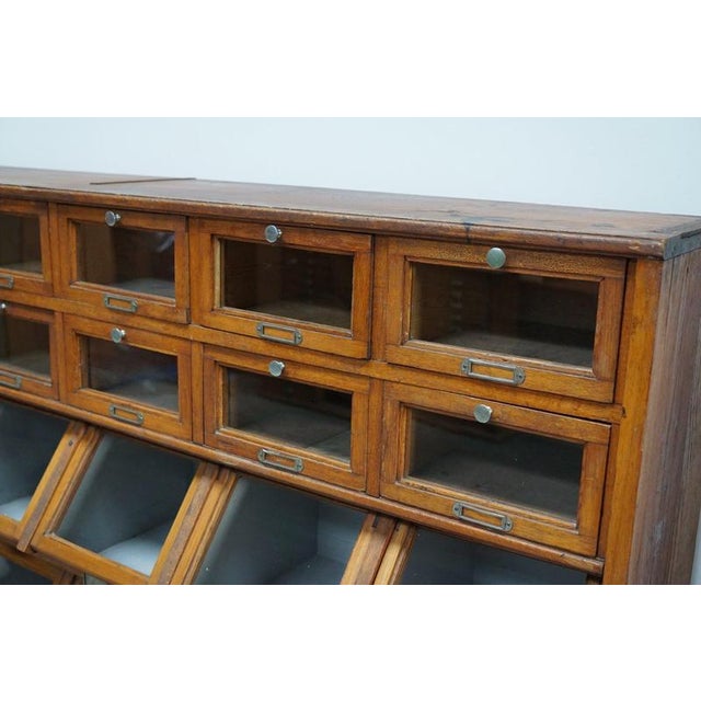 Large Dutch Oak Shop Cabinet, 1920s For Sale - Image 6 of 18