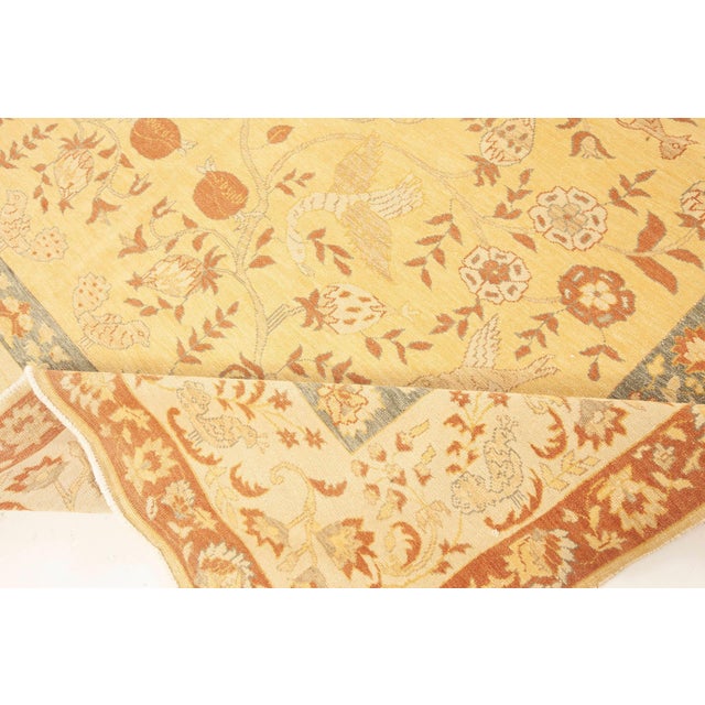 Tan Traditional Inspired Oriental Rug by Doris Leslie Blau For Sale - Image 8 of 9