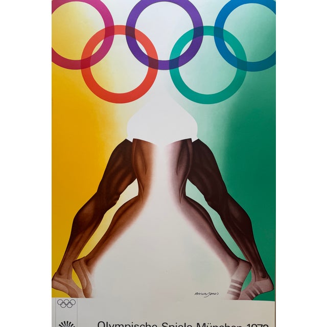 1970s Allen Jones, Munich 1972 Olympic Games, Vintage Poster For Sale - Image 5 of 12