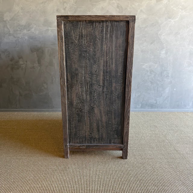 Mid 20th Century Asian Apothocary Cabinet With Drawers For Sale - Image 9 of 11