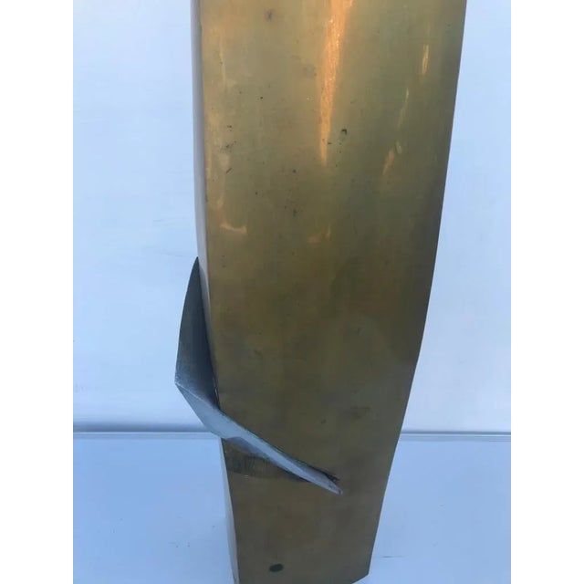 Abstract Sculpture, 1970s, Bronze & Aluminium For Sale - Image 4 of 17