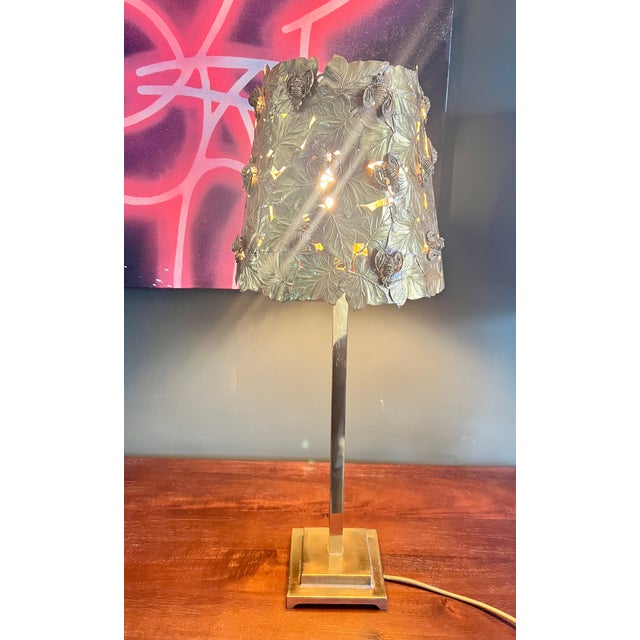 Mid-Century Modern Table Lamp in Brass For Sale - Image 5 of 10