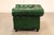 Chesterfield Style Pair of Green Leather Club Chairs For Sale - Image 15 of 16