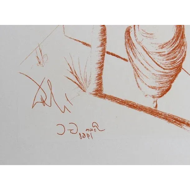 Artist: Salvador Dali, After, Spanish (1904 - 1989) Title: Soft Telephone (Color) Year: 1968 Medium: Etching, facsimile...