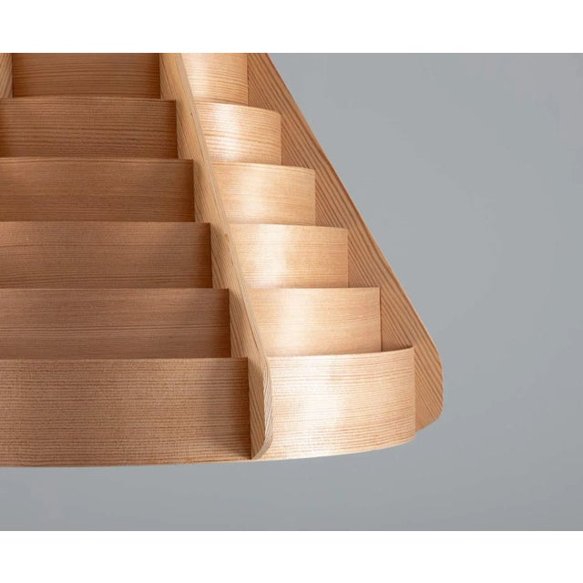 1960s Scandinavian Pendant Lamps in Pine by Hans-Agne Jakobsson for Ellysett, 1960s, Set of 2 For Sale - Image 5 of 9