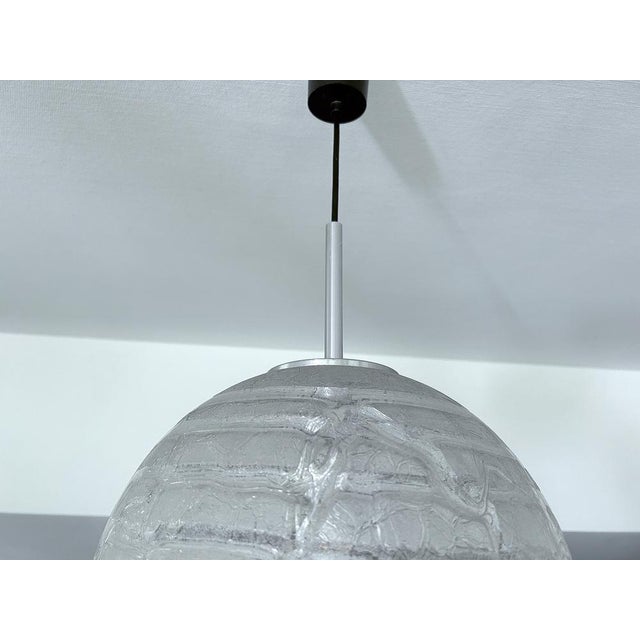 Large Murano Glass Pendant Light from Doria, 1950s For Sale - Image 12 of 16