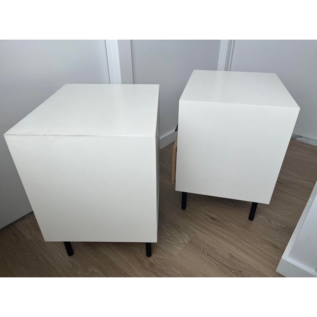 Set of 2 West Elm Quinn Nightstands For Sale - Image 9 of 9