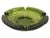 Offered is an Anchor Hocking textured glass waterfall ashtray/catchall/trinket dish in a rich deep Avocado/Jungle Green...