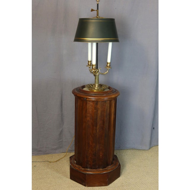 19th Century Mahogany Side Table with Door For Sale - Image 4 of 8