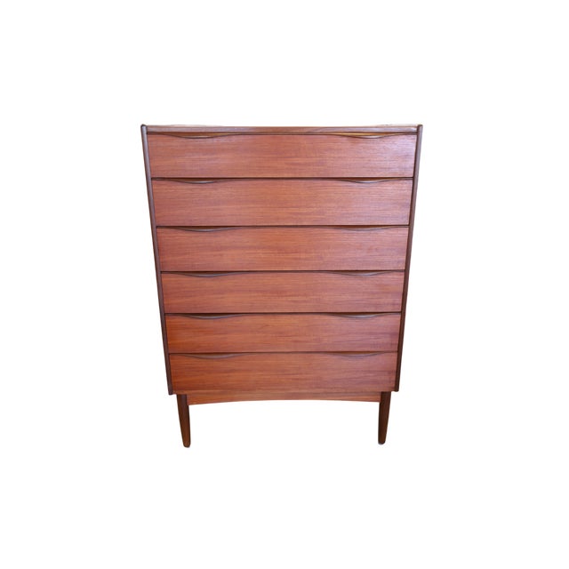 Danish Teak Chest of 6 Drawers, 1960s For Sale - Image 14 of 14