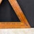 1940s Antique Triangular Hardwood Cribbage Board For Sale - Image 5 of 6