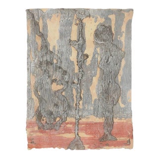 1992 Pierre-Marie Brisson Creation Carborundum Etching For Sale