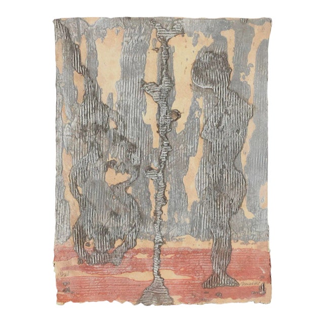 1992 Pierre-Marie Brisson Creation Carborundum Etching For Sale